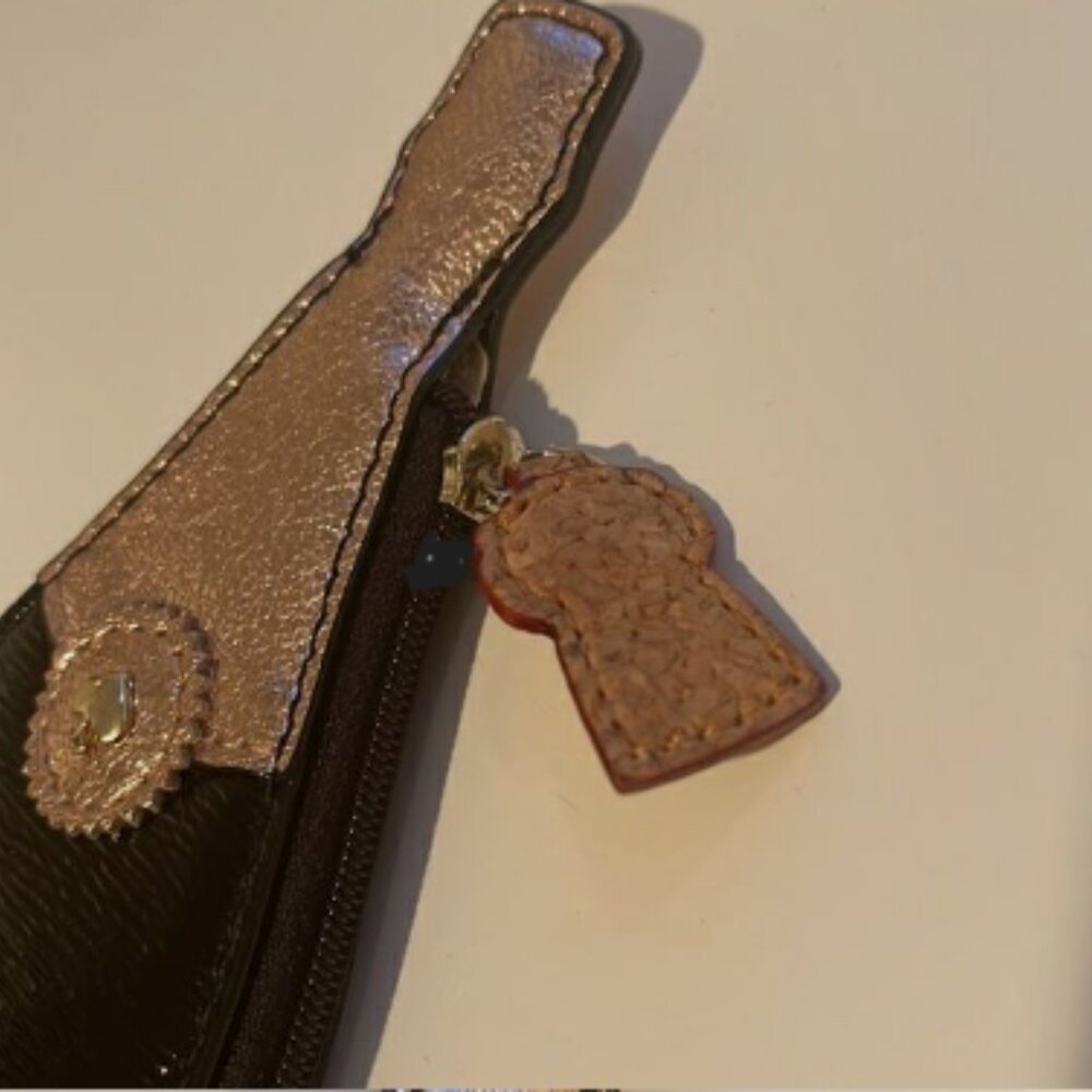 🖤💛Kate Spade Cheers Darling! Champagne Bottle Coin Purse💛🖤 NWT - Picture 3 of 3